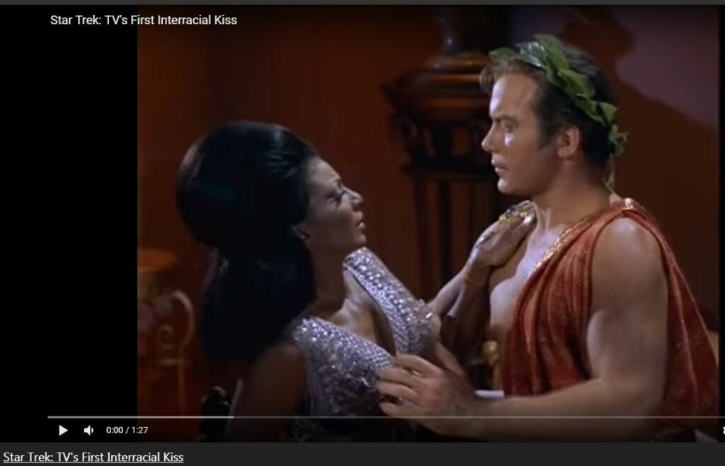 Kirk Uhura Zionic Medias First Interracial Kiss